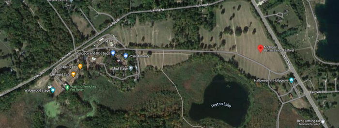 Michigan Renaissance Festival - Map View (newer photo)